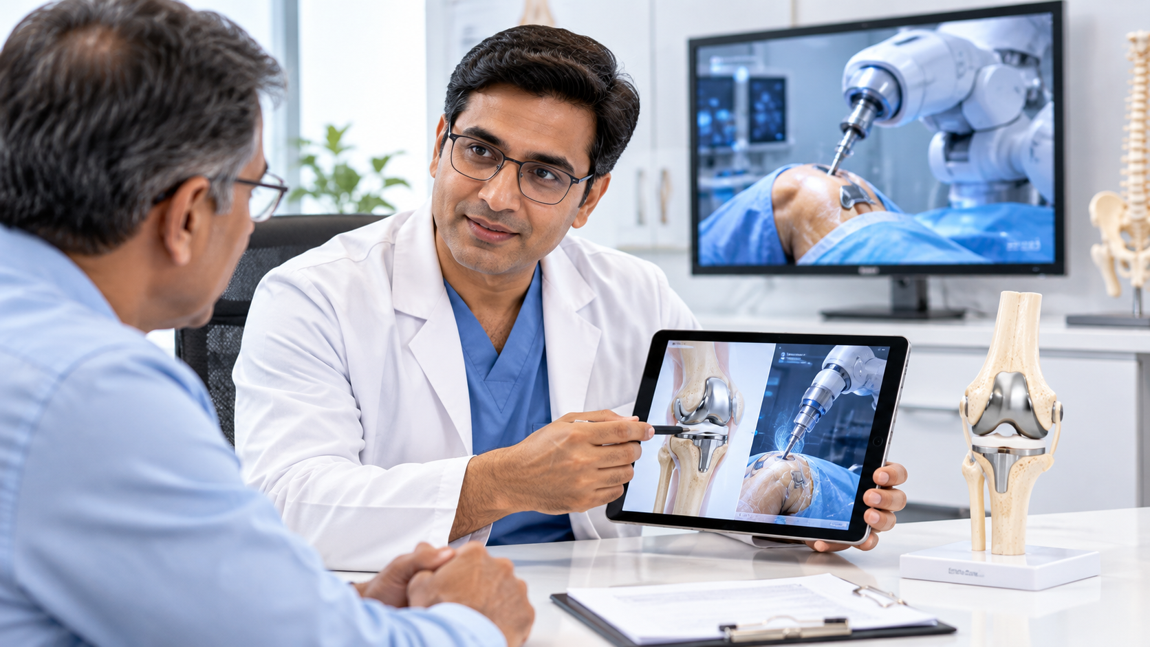 Robotic-Assisted Knee Replacement