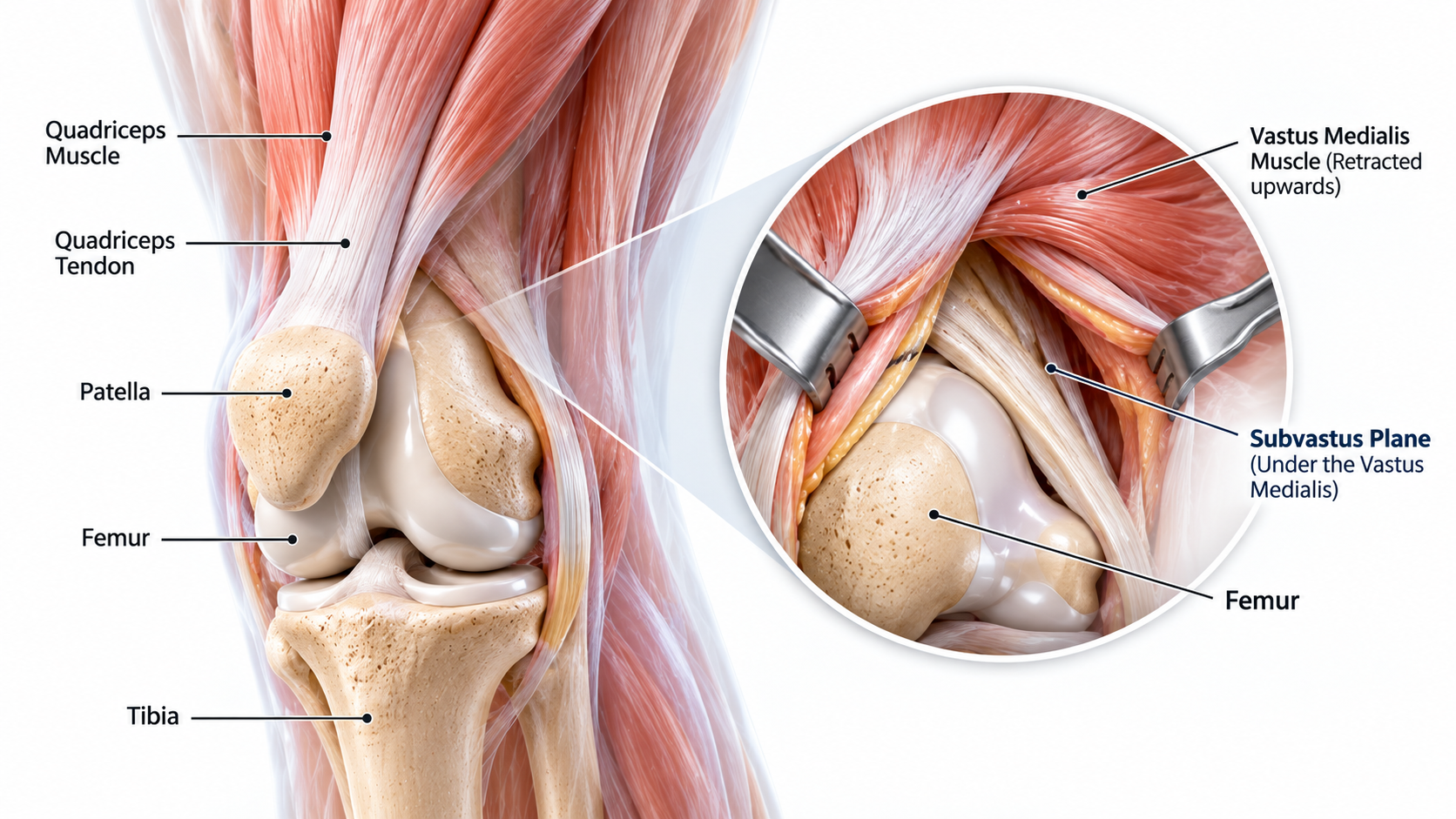 Subvastus Approach Knee Replacement