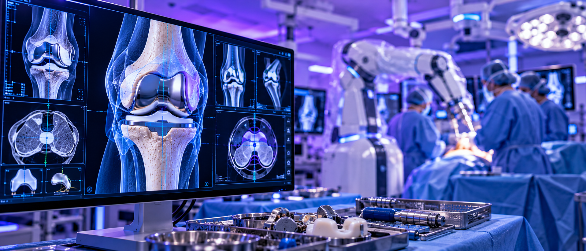 Advanced knee imaging for robotic-assisted surgery