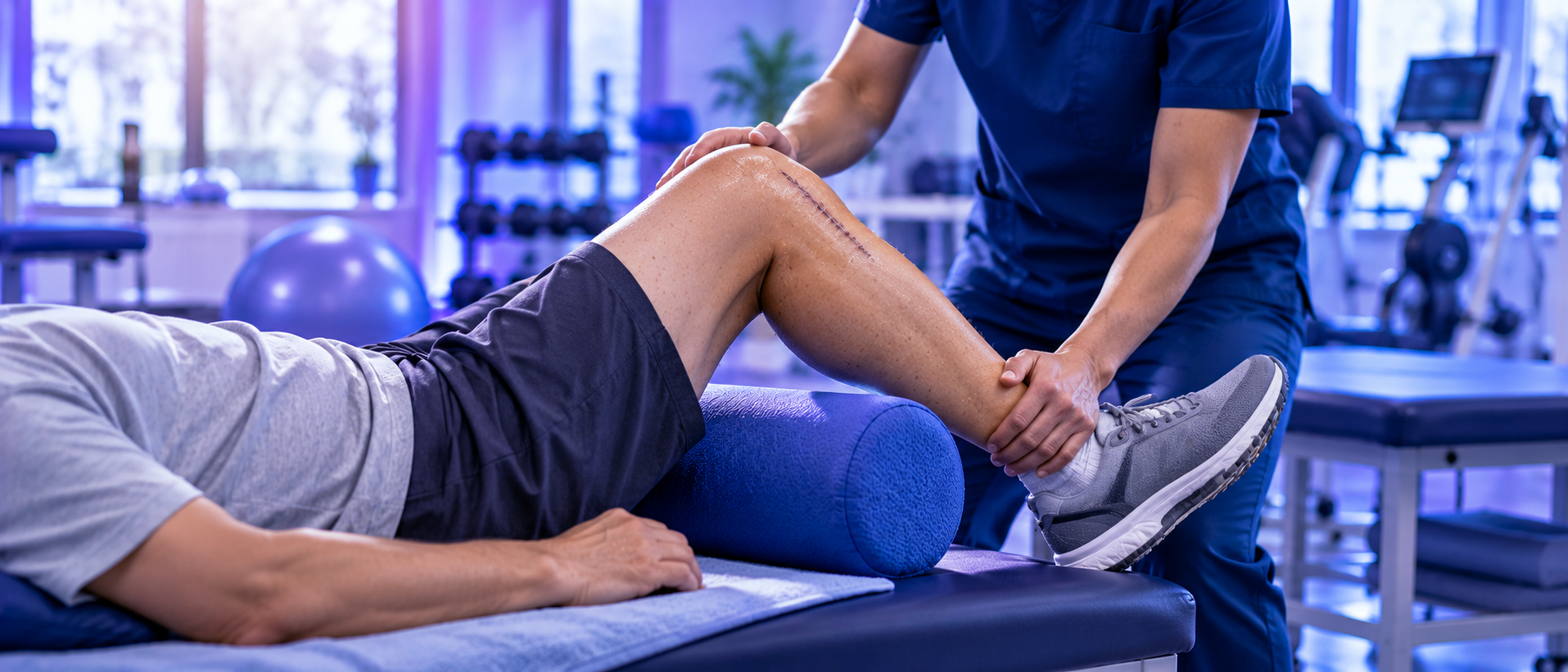 Patient recovery after robotic-assisted knee replacement