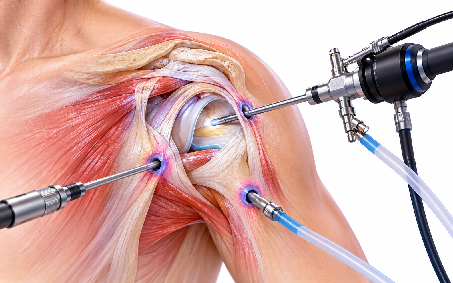 Minimally invasive shoulder arthroscopy