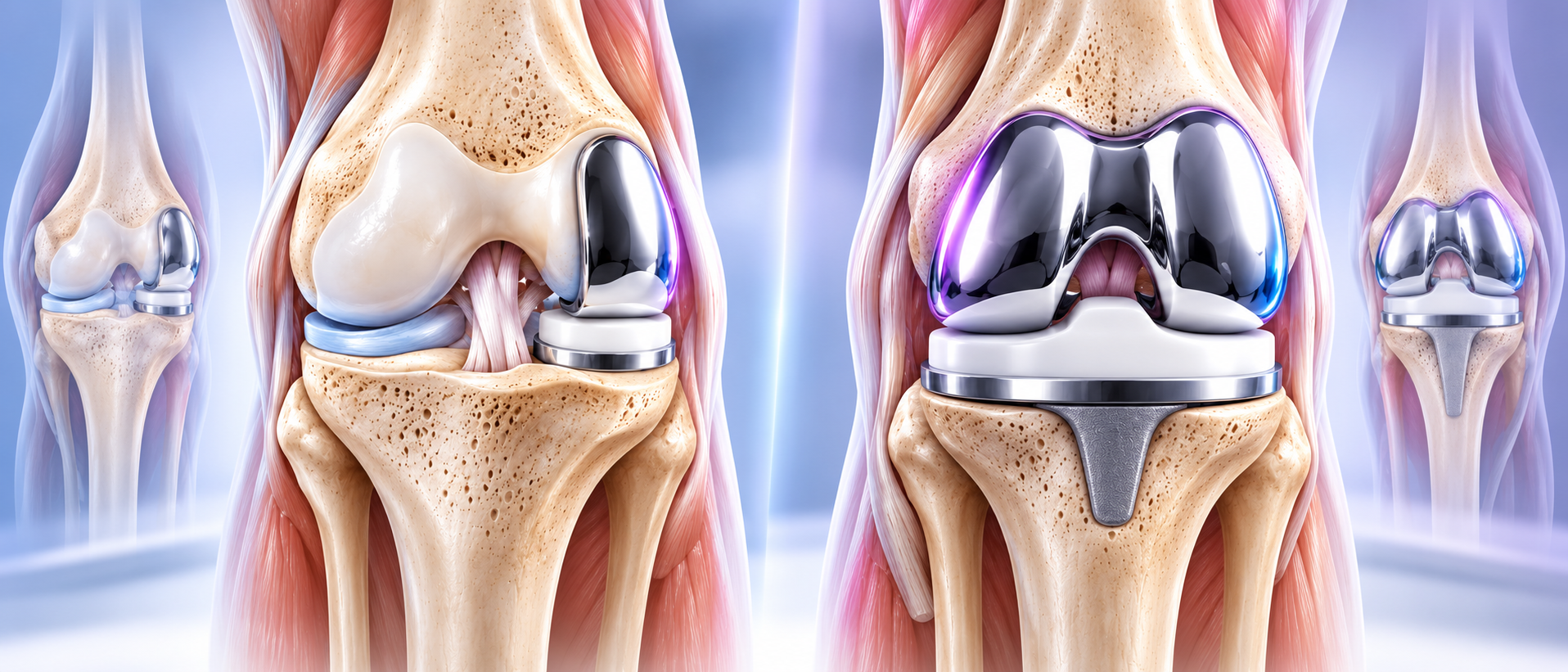 Comparison of unicondylar knee replacement and total knee replacement